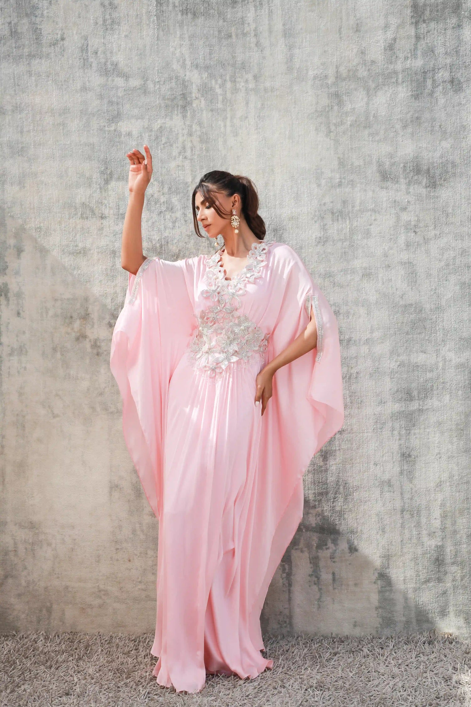 Powder Pink Kaftan