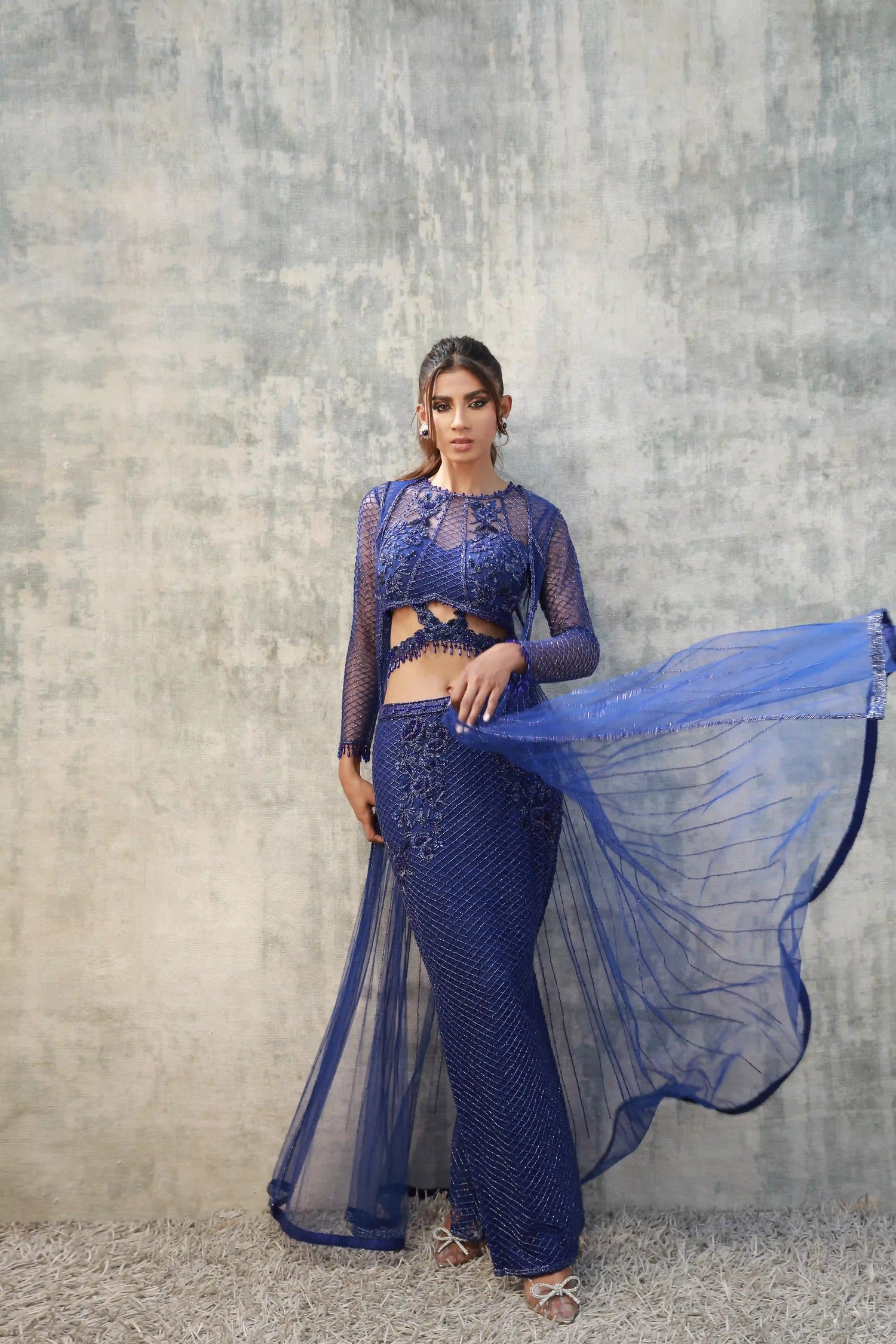 Electric blue set
