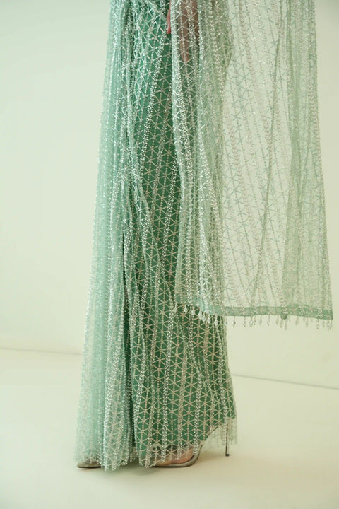 Mint Green Based Saree