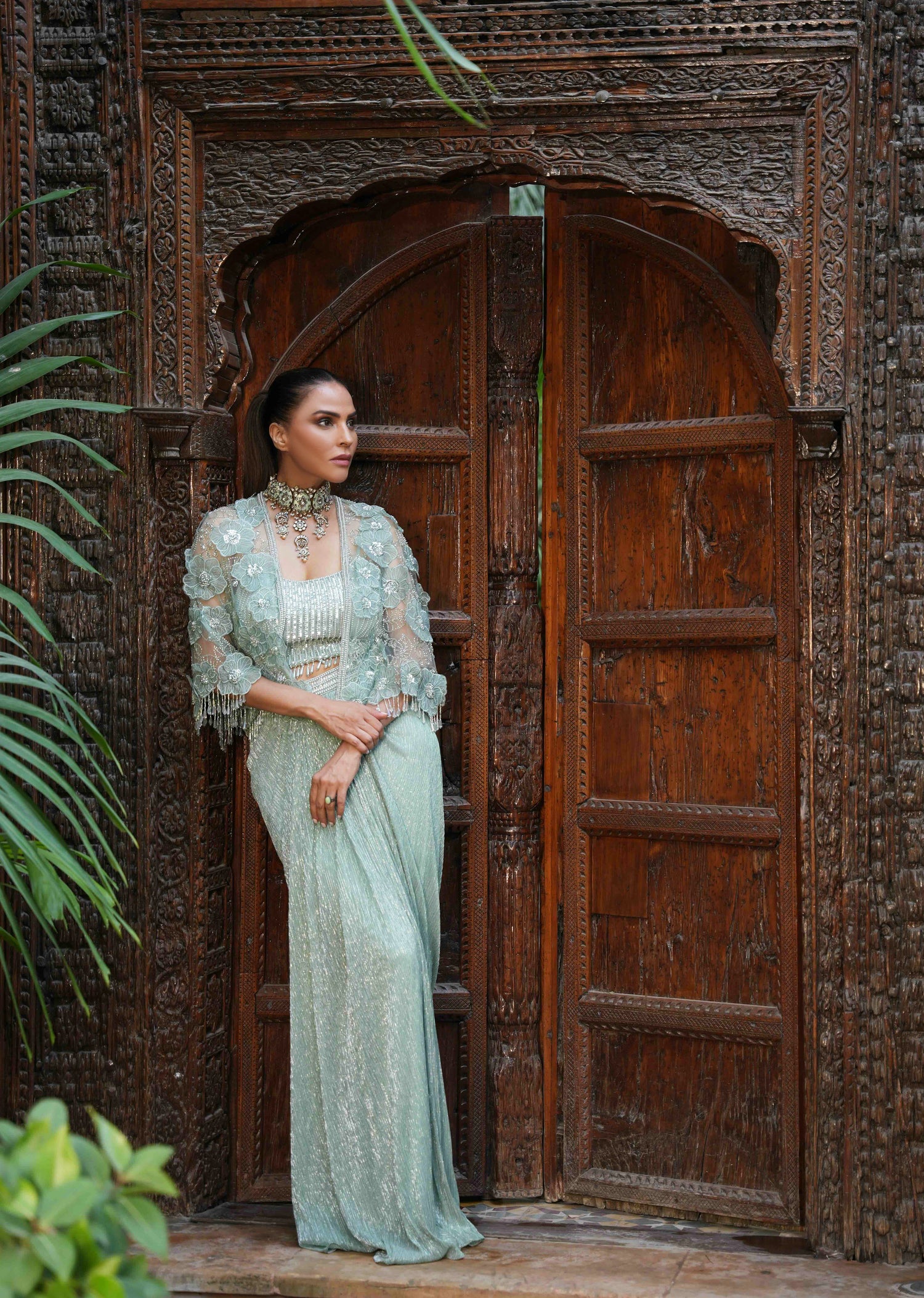 Floral appliqué set