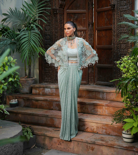 Floral appliqué set