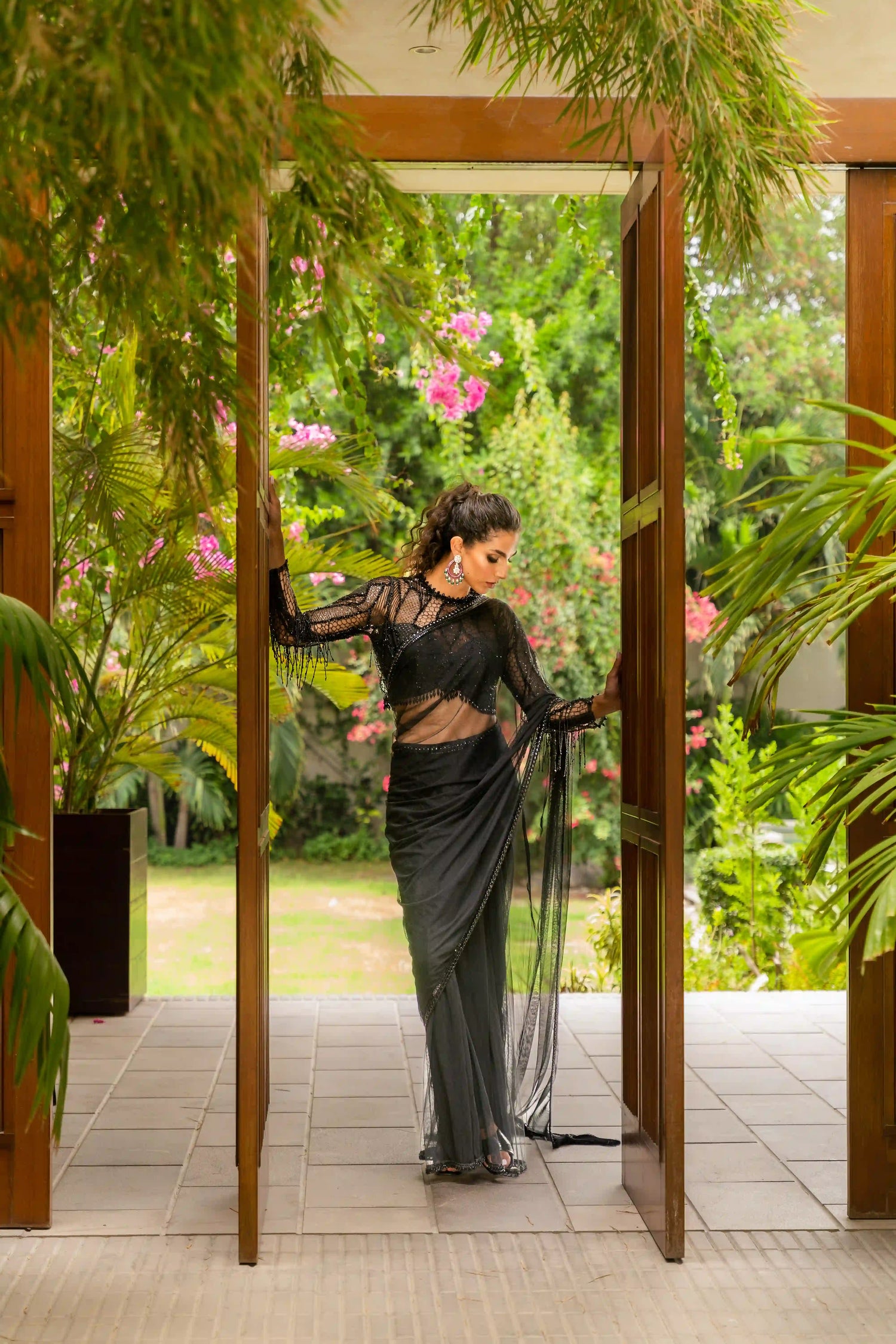 Black Saree