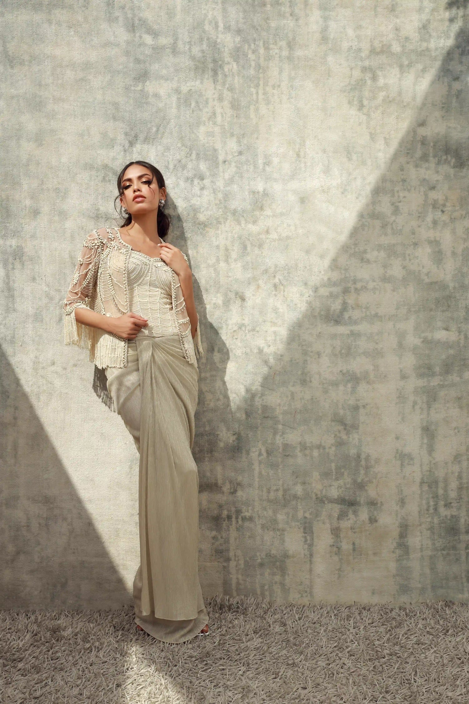 Crystal Knot bustier and knot skirt