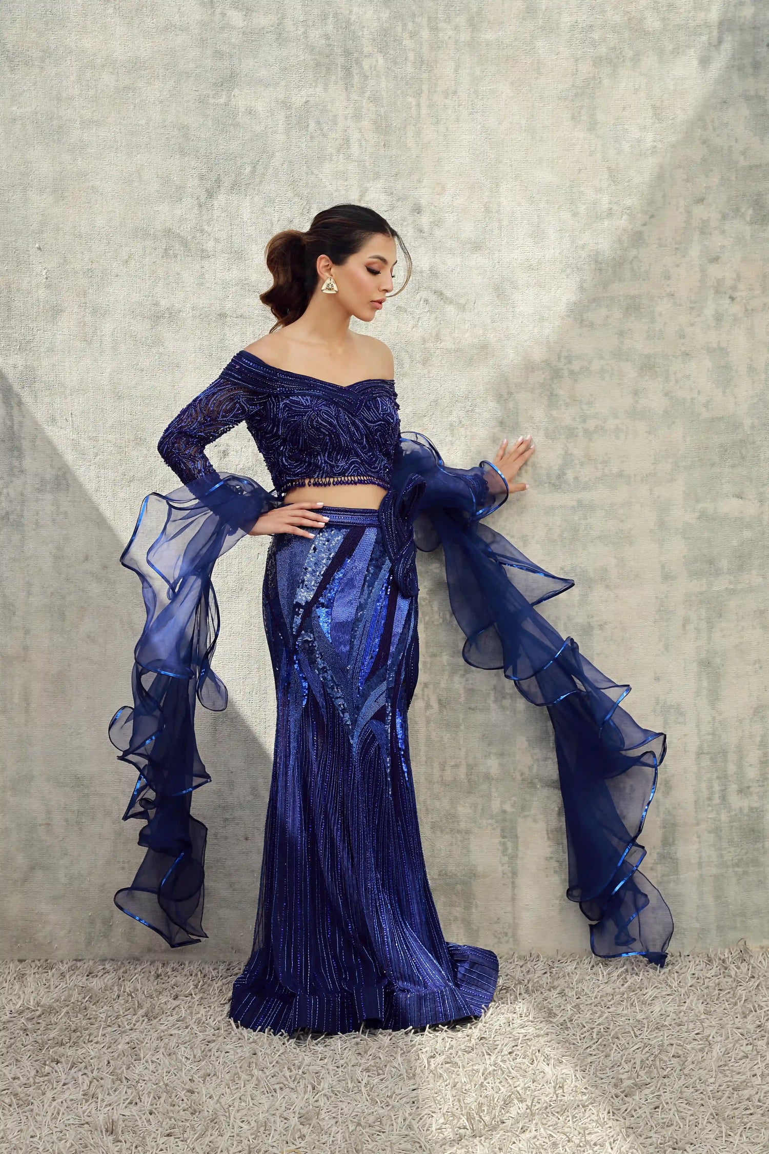 Electric blue set