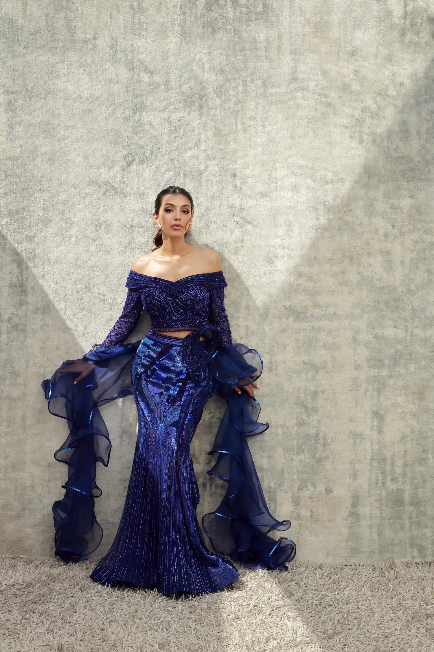 Electric blue set