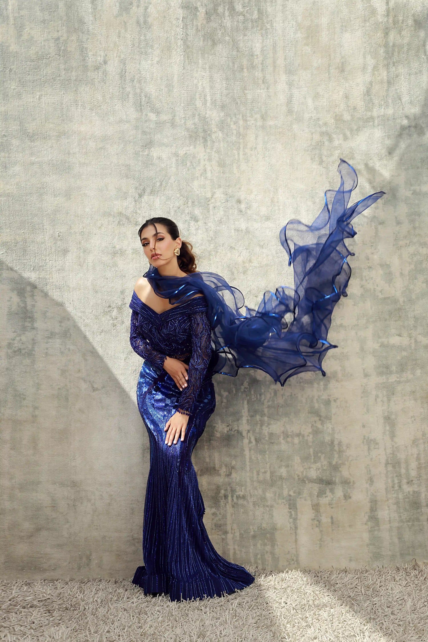 Electric blue set