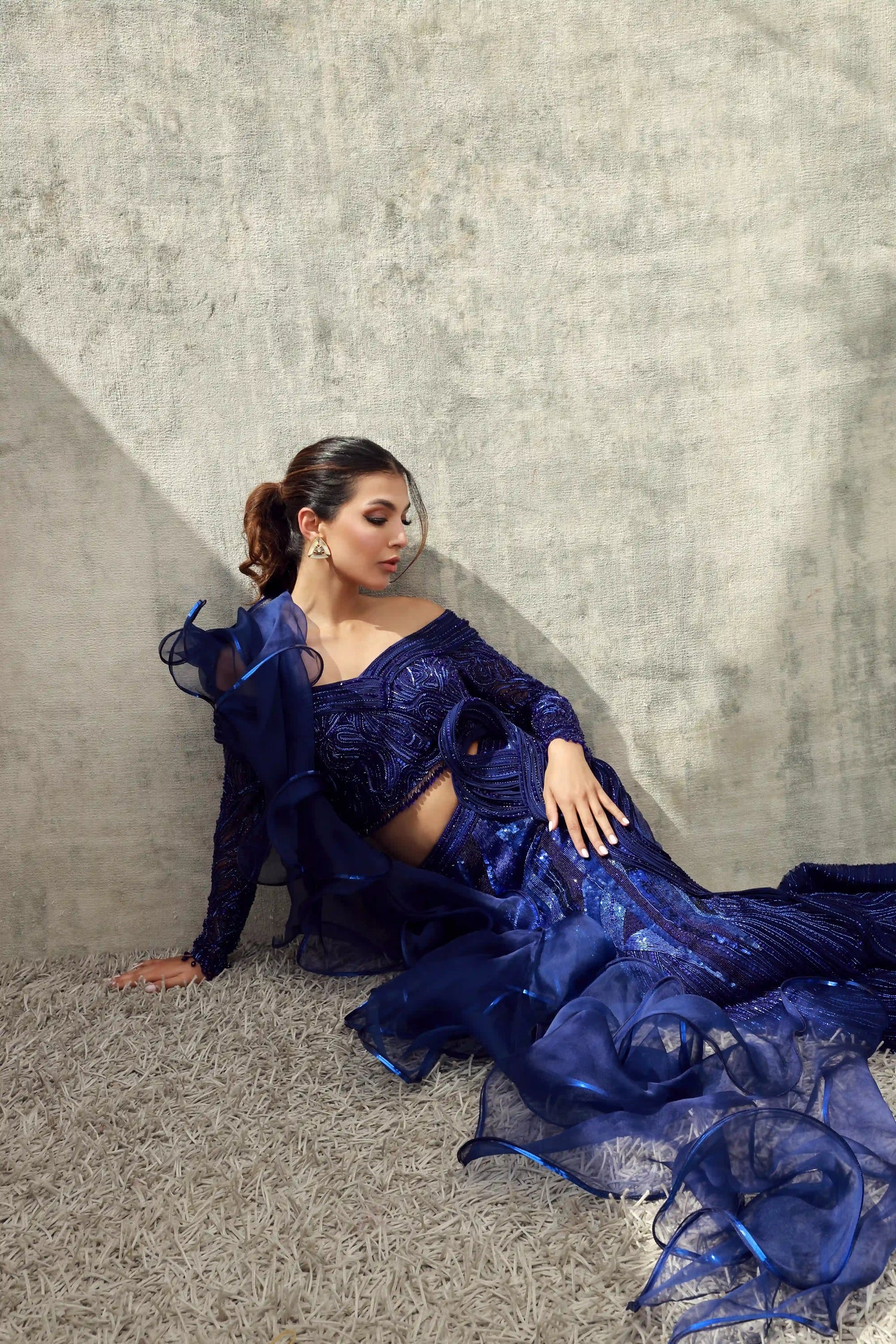Electric blue set