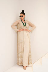 Ivory Cascade Jacket Set