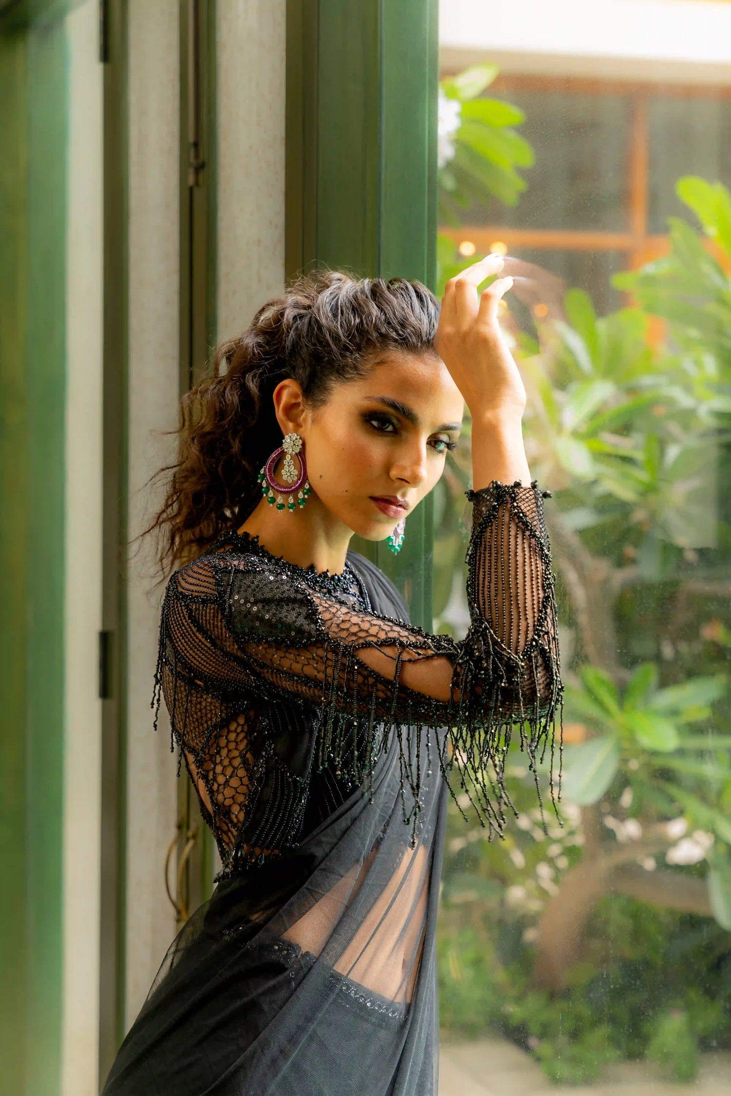 Black Saree