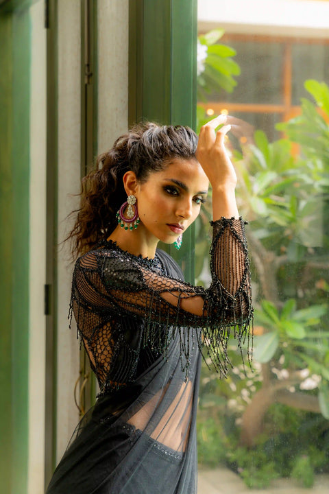 Black Saree